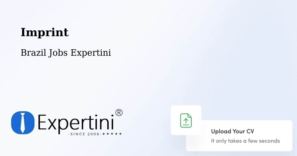 Imprint – Ferraz De Vasconcelos - Brazil Jobs Expertini