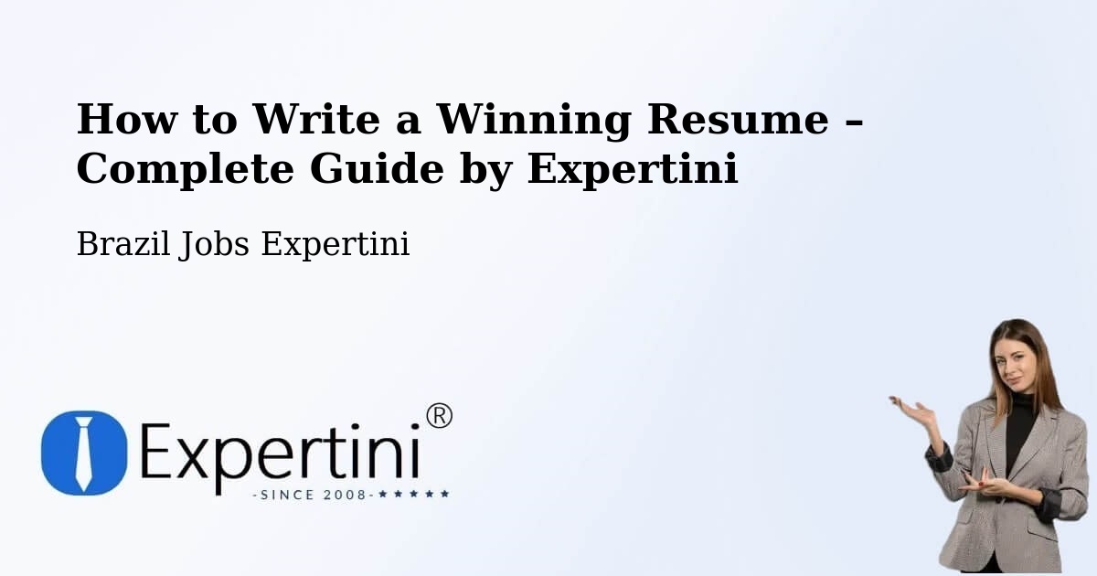 Resume Writing Guide for Job Seekers – Ferraz De Vasconcelos - Ferraz De Vasconcelos, Brazil Jobs Expertini